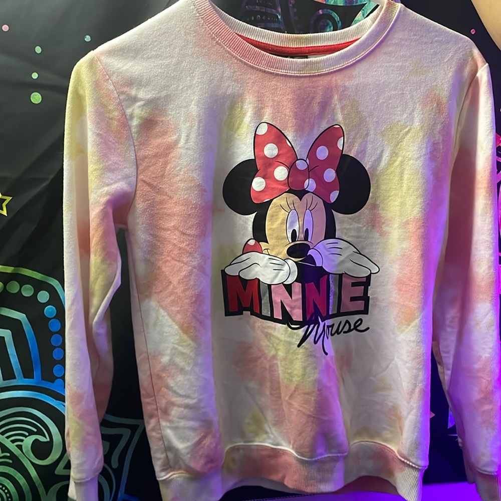 Minnie mice kid warm color sweater